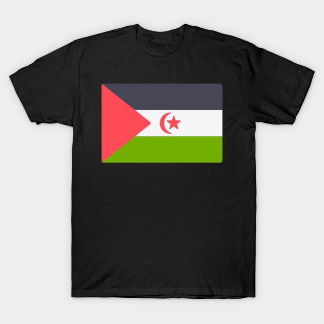 FLAG OF SAHRAWI ARAB DEMOCRATIC REPUBLIC T-Shirt by Just Simple and Awesome